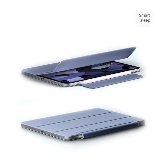 TechDealsUK IPad 9.7 (2018) Hülle – Magnetisch, Mit Standfuß & Auto Wake/Sleep, Violett