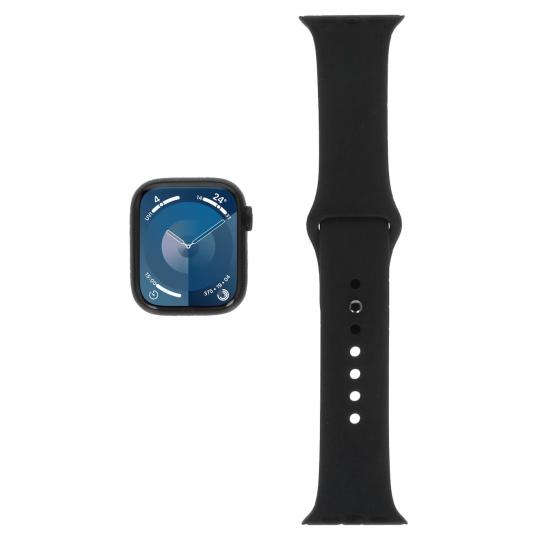 Apple Watch Series 9 GPS + Cellular 41mm Aluminium bleu de minuit Bracelet Sport bleu de minuit M/L