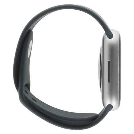 Apple Watch Series 9 GPS 45mm Aluminio plata Correa deportiva azul tempestad S/M