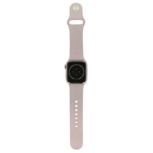 Apple Watch Series 9 GPS 41mm Aluminium rosé Sportarmband hellrosa M/L