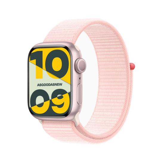 Apple Watch Series 9 GPS 41mm Aluminium rosé Sport Loop hellrosa