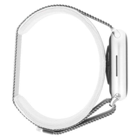 Apple Watch Series 9 GPS + Cellular 41mm Edelstahl silber Milanaise-Armband silber