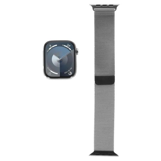 Apple Watch Series 9 GPS + Cellular 45mm Acero inoxidable plata Pulsera milanesa plata