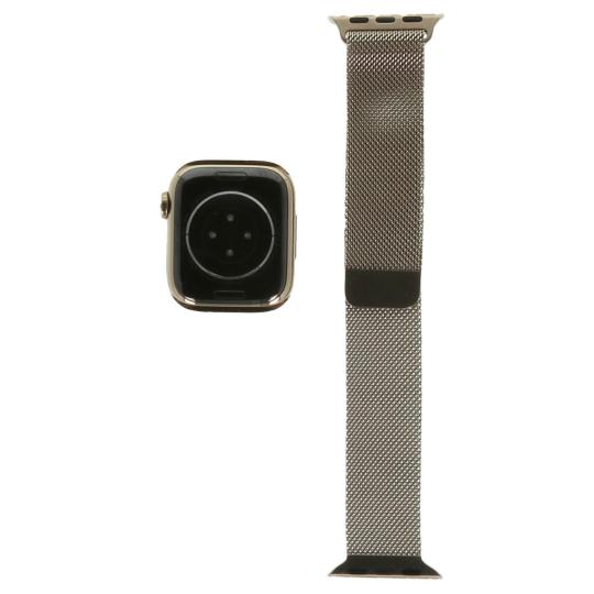 Apple Watch Series 9 GPS + Cellular 41mm Acero inoxidable oro Pulsera milanesa oro