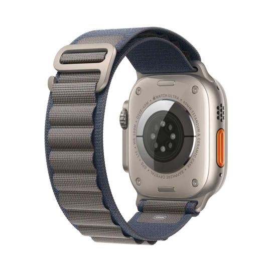 Apple Watch Ultra 2 GPS + Cellular 49mm titane Boucle Alpine bleu S