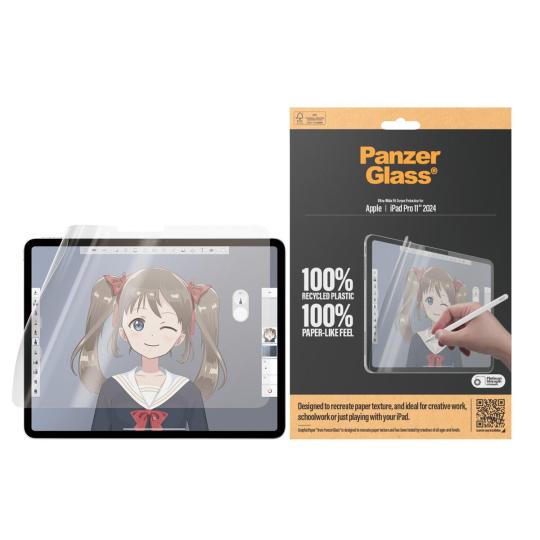 PanzerGlass GraphicPaper für Apple iPad Pro 11" 2024 (M4) -ID22072 klar