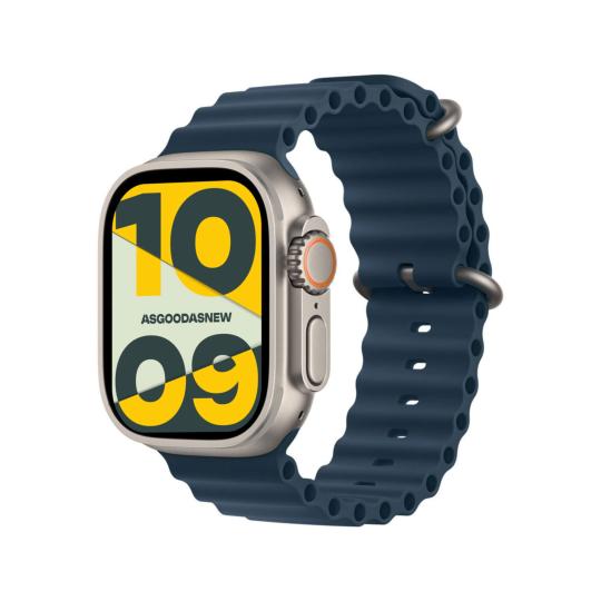 Apple Watch Ultra GPS + Cellular 49mm Titan Ocean Armband blau
