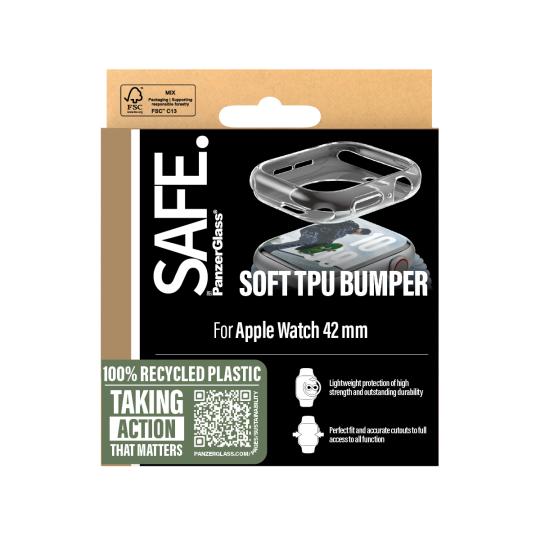 SAFE. by PanzerGlass Bumper für Apple Watch Series 10 42mm -ID22286 klar