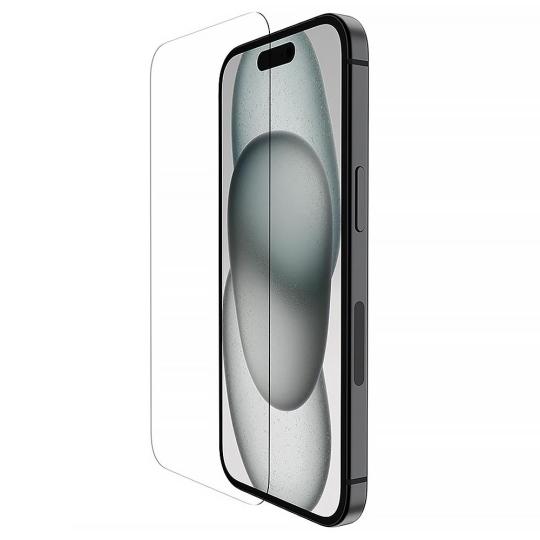 Belkin ScreenForce TemperedGlass Vetro Temperato Per IPhone 16 Pro, Durezza 9H, Antigraffio, Trasparente, Include Un Supporto Per Un'applicazione Senza Bolle, Pellicola Per IPhone 16 Pro, 2 Pezzi - Foto 4