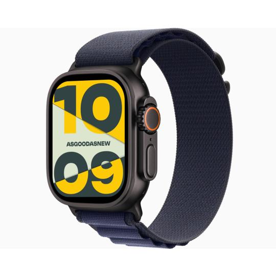 Apple Watch Ultra 2 GPS + Cellular 49mm Titan schwarz Alpine Loop marine S