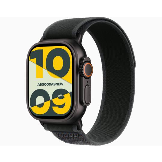 Apple Watch Ultra 2 GPS + Cellular 49mm Titane noir Boucle Trail noir S/M