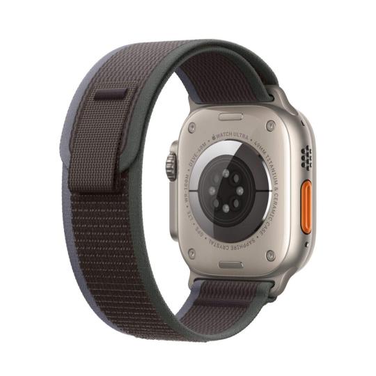 Apple Watch Ultra 2 GPS + Cellular 49mm titanio naturale Trail Loop blu/nero M/L