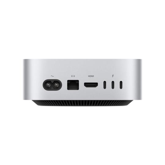Apple Mac mini 2024 M4 10 Gigabit Ethernet 10-Core CPU | 10-Core GPU 512 GB SSD 16 GB plata