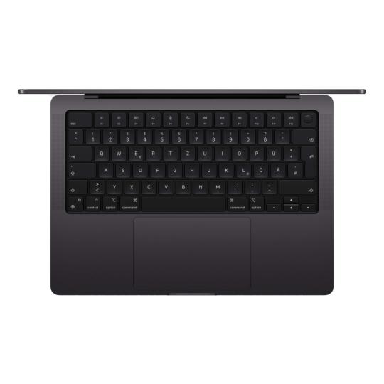 Apple MacBook Pro 2024 14" (Nanotexturglas) M4 10-Core CPU | 10-Core GPU 512 GB SSD 16 GB space schwarz
