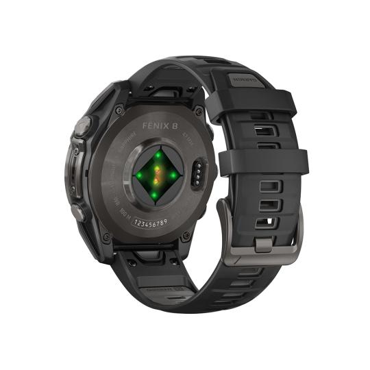 Garmin Fenix 8 AMOLED Sapphire 51mm noir/gris charbon DLC (010-02905-21)