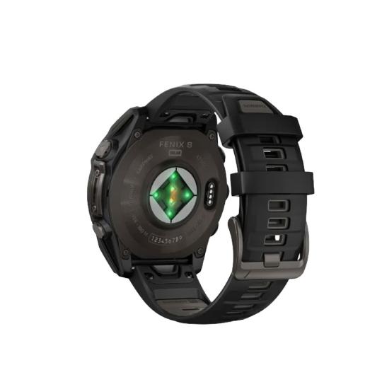 Garmin Fenix 8 Solar Sapphire 51mm graphit/titan gris charbon DLC (010-02907-11)