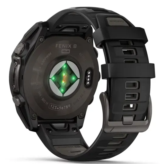 Garmin Fenix 8 Solar Sapphire 47mm graphit/titan carbongrau DLC (010-02906-11)