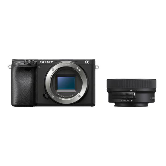 Sony Alpha 6400A con E PZ 16-50mm F3.5-5.6 OSS II nero