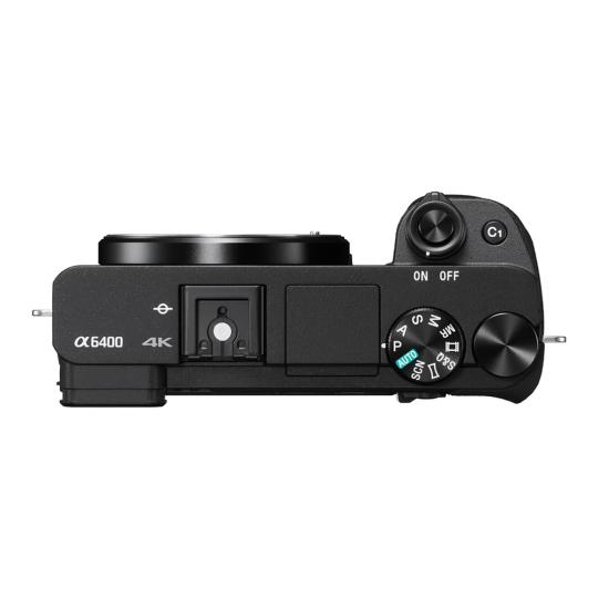 Sony Alpha 6400A con E PZ 16-50mm F3.5-5.6 OSS II nero