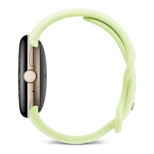 Google Pixel Watch 4 champagne gold 41mm Sportarmband lemongrass (Wi-Fi)