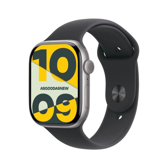 Apple Watch Series 11 GPS 42mm Aluminium spacegrau Sportarmband noir M/L