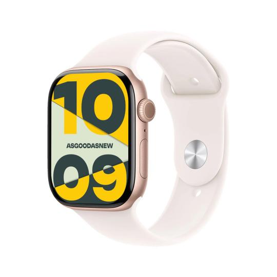 Apple Watch Series 11 GPS + Cellular 46mm Aluminium or rose Bracelet sport rose tendre M/L