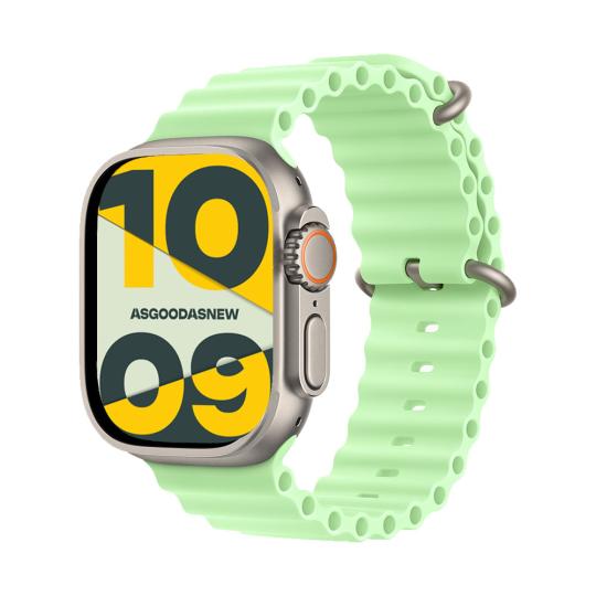 Apple Watch Ultra 3 GPS + Cellular 49mm titanio natural Correa ocean verde neón