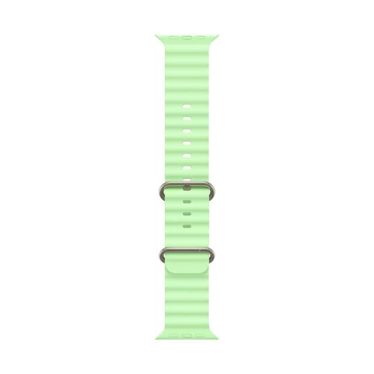 Apple Watch Ultra 3 GPS + Cellular 49mm titanio natural Correa ocean verde neón