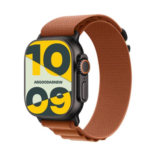 Apple Watch Ultra 3 GPS + Cellular 49mm Titan schwarz Alpine Loop terracotta S