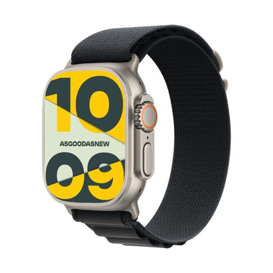 Apple Watch Ultra 3 GPS + Cellular 49mm Titan natur Alpine Loop schwarz L