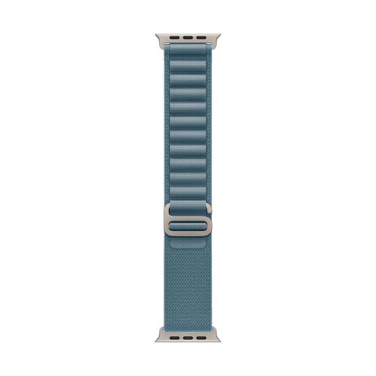 Apple Watch Ultra 3 GPS + Cellular 49mm titane naturel Alpine Loop bleu clair S