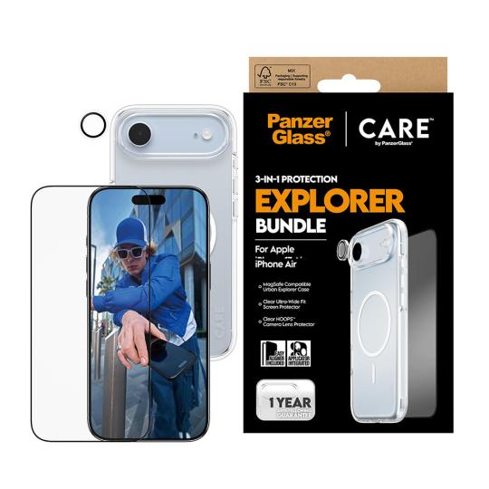 CARE by PanzerGlass Flagship 3in1 Urban Explorer Bundle pour Apple iPhone Air -ID22868