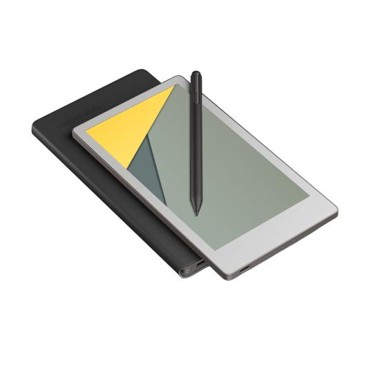 reMarkable Paper Pro Move + Marker Plus - Book Folio pelle premium argento
