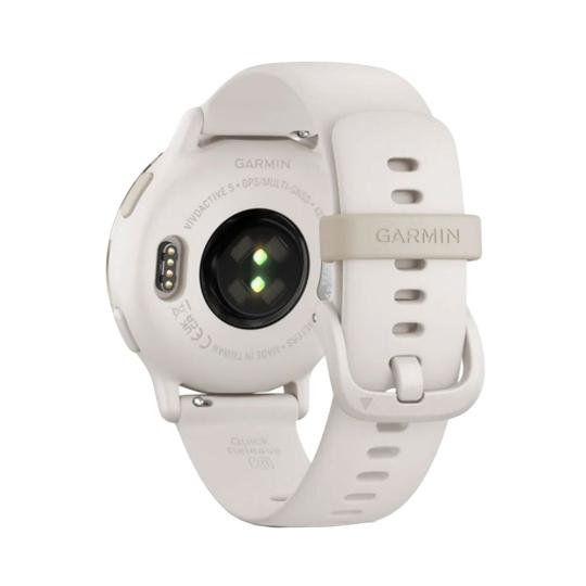 Garmin Vivoactive 5 42mm aluminio blanco gold (010-02862-11)