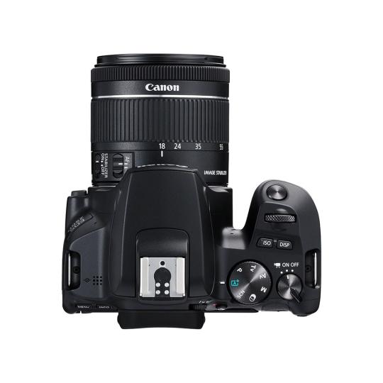 Canon EOS 250D avec objectif EF-S 18-55mm 1:3.5-5.6 IS STM noir