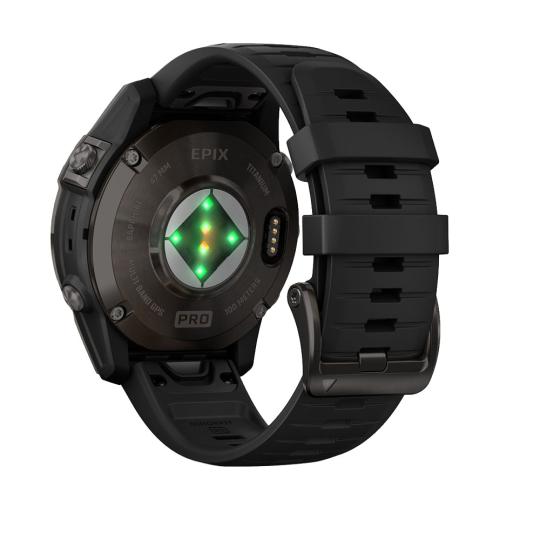 Garmin Epix Pro (Gen 2) Sapphire steinweiss/titanium titan QuickFit-Silikonarmband (010-02803-21)