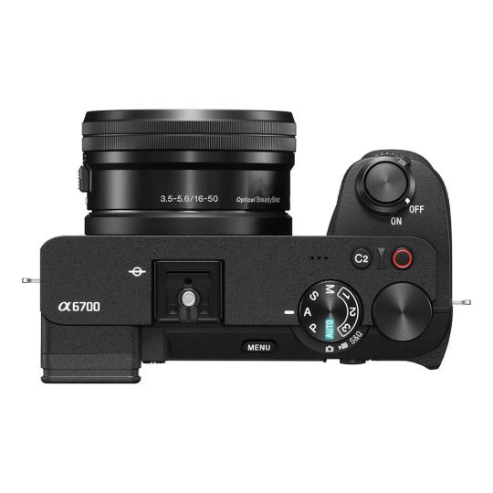 Sony Alpha 6700 con obiettivo E 16-50mm 3.5-5.6 OSS II PZ (ILCE-6700) nero