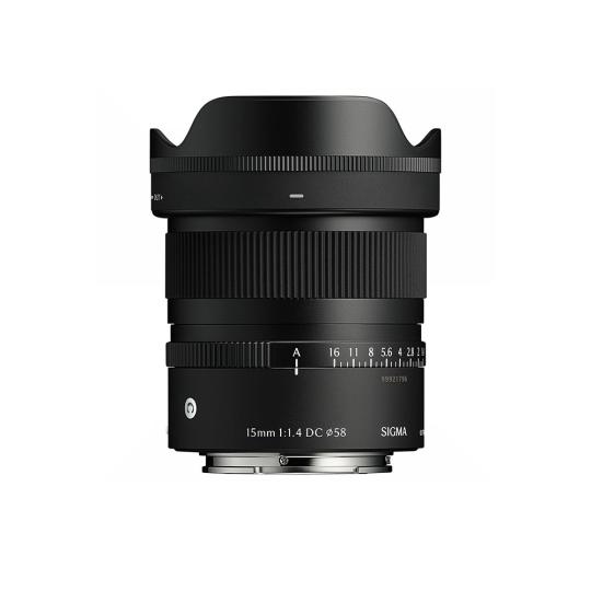 Sigma 15mm 1:1.4 Contemporary DC für Fujifilm X schwarz
