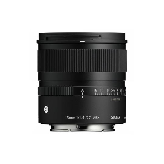Sigma 15mm 1:1.4 Contemporary DC für Fujifilm X schwarz