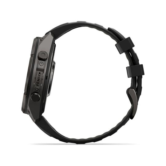 Garmin Fenix 9 47mm noir/gris charbon DLC titane (010-04762-11) 64Go