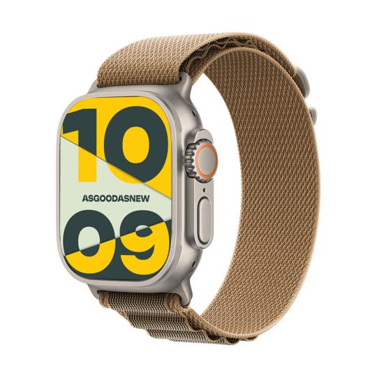 Apple Watch Ultra 4 GPS + Cellular 49mm Titan natur Alpine Loop wüstensand M 64GB
