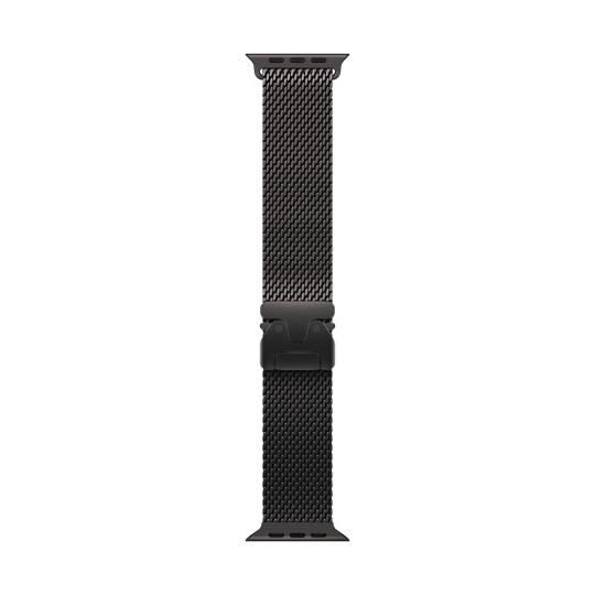 Apple Watch Ultra 4 GPS + Cellular 49mm titanio nero cinturino in maglia milanese nero M 64GB