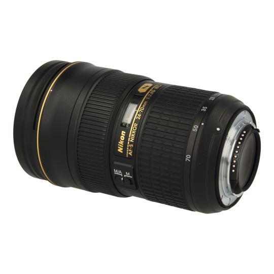Nikon Nikkor 24-70mm F2.8 SWM AF-S MA G ED objetivo negro