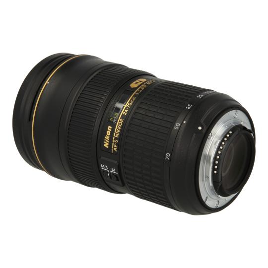 Nikon Nikkor 24-70mm F2.8 SWM AF-S MA G ED objetivo negro