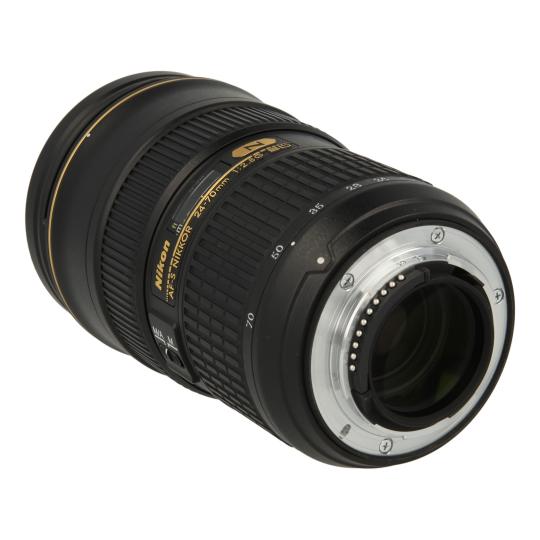Nikon Nikkor 24-70mm F2.8 SWM AF-S MA G ED objetivo negro