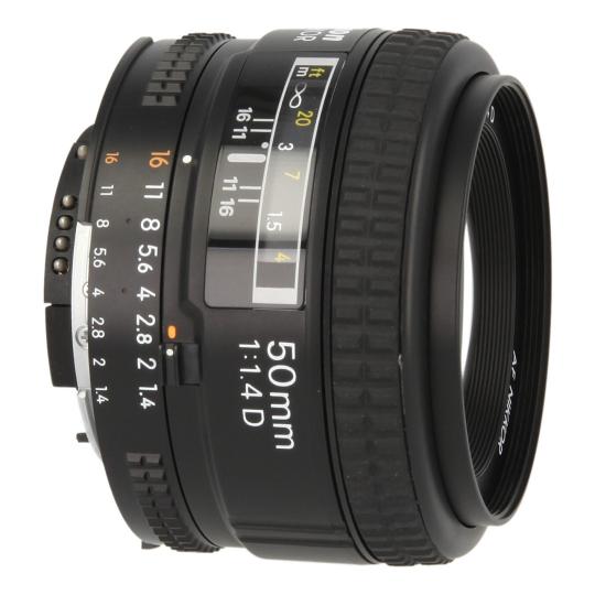 Nikon AF Nikkor 50mm f1.4 D objectif JAA011DB noir pas cher