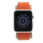 Apple Watch Sport 42mm mit Sportarmband orange aluminium silber