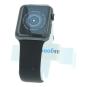Apple Watch Series 1 42mm acero inox negro correa deportiva negro