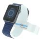 Apple Watch Sport 42mm alluminio grigio cinturino in pelle Loop blu