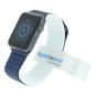 Apple Watch Sport (Gen. 1) 42mm Aluminiumgehäuse Spacegrau mit Lederarmband mit Schlaufe Blau Aluminium Spacegrau